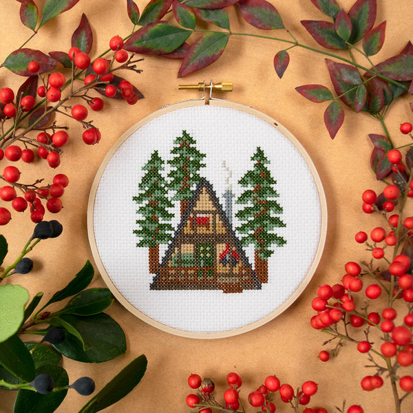 A-Frame Cross Stitch Kit