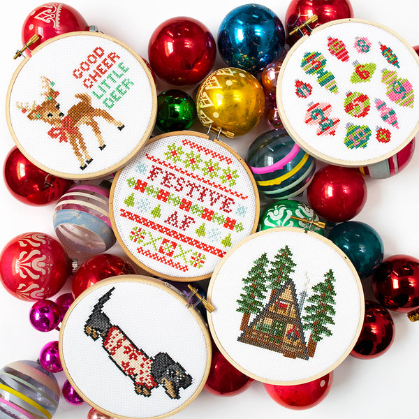 A-Frame Cross Stitch Kit