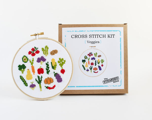 Veggies Cross Stitch Kit