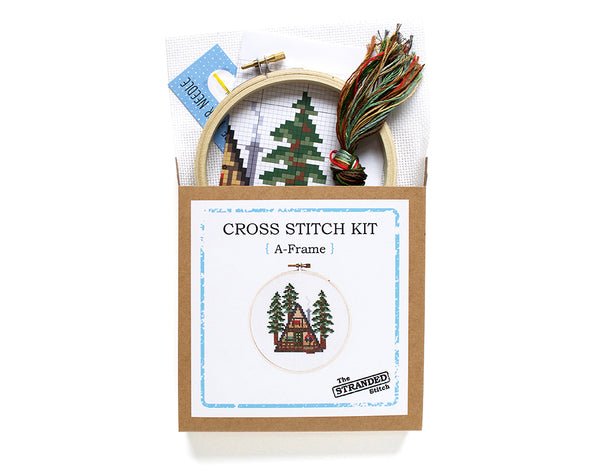 A-Frame Cross Stitch Kit