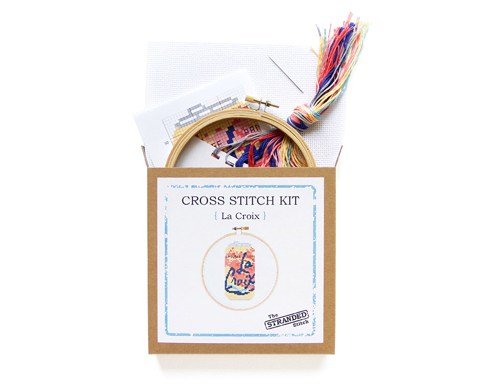 La Croix - DIY Cross Stitch Kit – TheCloudFactory