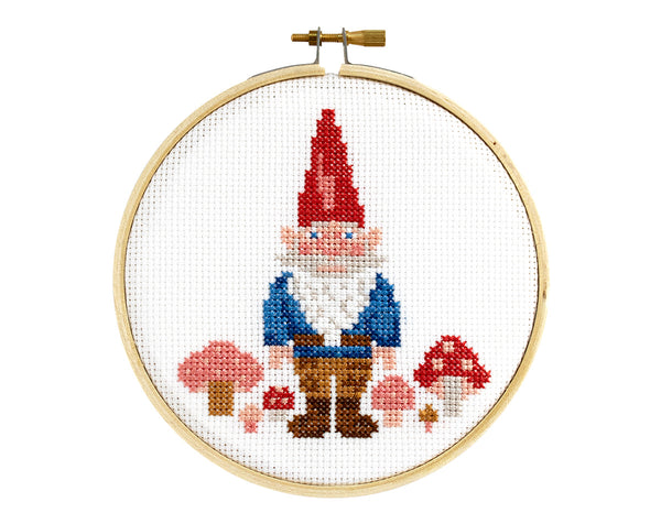 Gnome Cross Stitch Kit