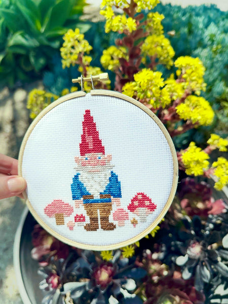 Gnome Cross Stitch Pattern