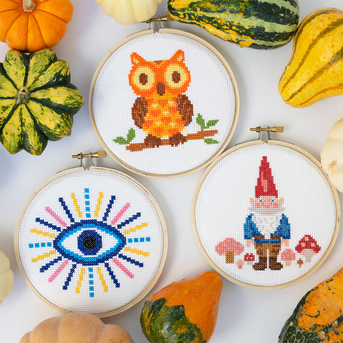 Counted Cross Stitch Kit | A-Frame | The Stranded Stitch