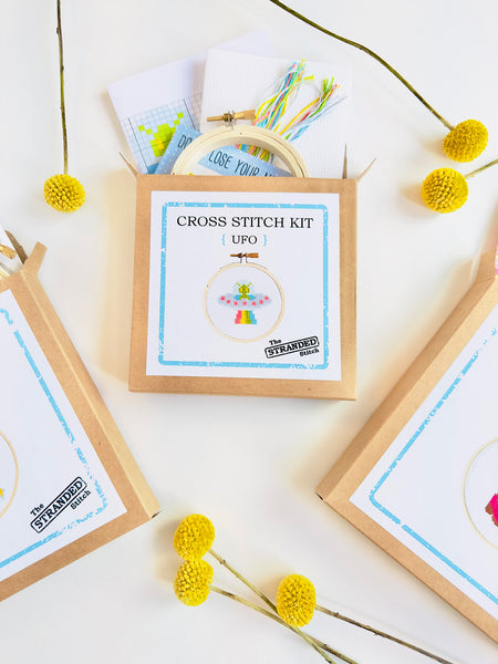 UFO Mini Cross Stitch Kit