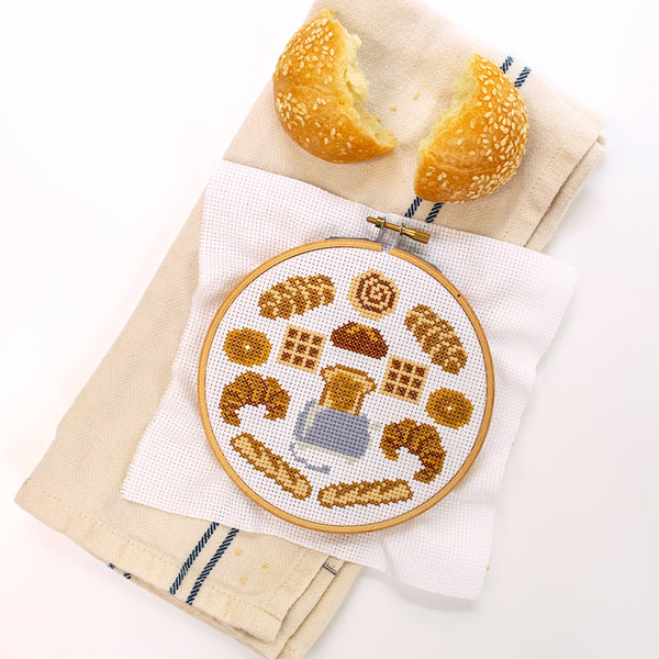 Bread Head Cross Stitch Kit