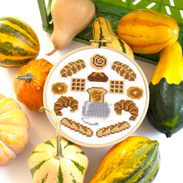 Bread Head Cross Stitch Kit