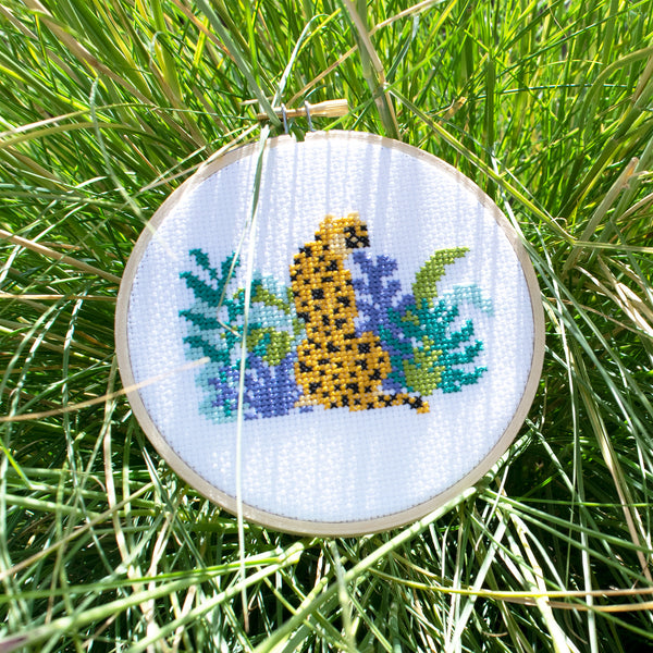 Cheetah Cross Stitch Kit