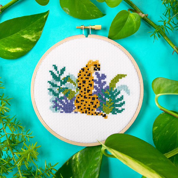 Cheetah Cross Stitch Kit