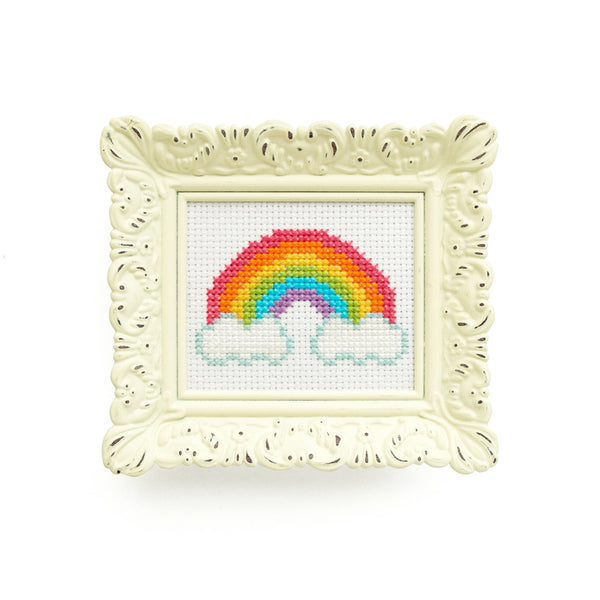 Rainbow Mini Cross Stitch Kit