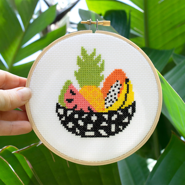 Fruit Bowl Cross Stitch Kit