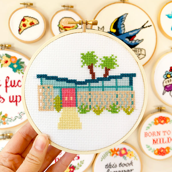 Palm Springs Getaway Cross Stitch Kit
