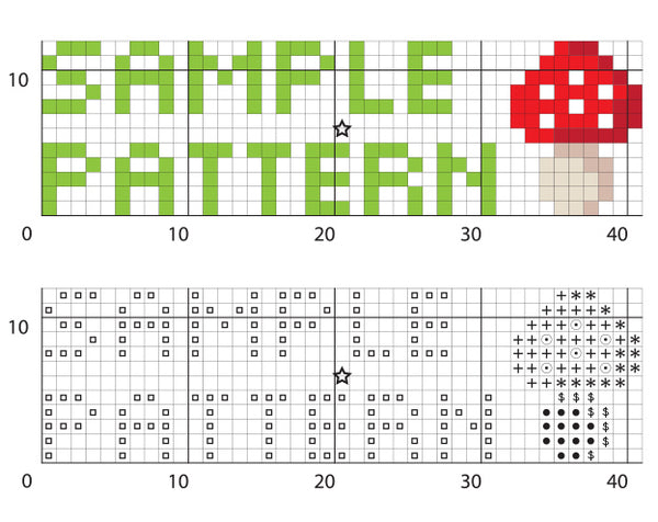 Evil Eye Cross Stitch Pattern