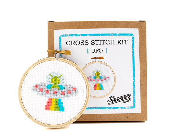 UFO Mini Cross Stitch Kit