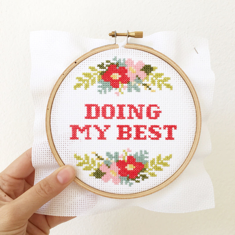 Cross stitching with 24ct GOLD embroidery thread! 100k Subscriber Giveaway!  Cross-stitch gold 