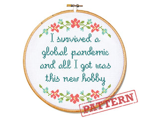 All I Got Was This New Hobby Cross Stitch Pattern