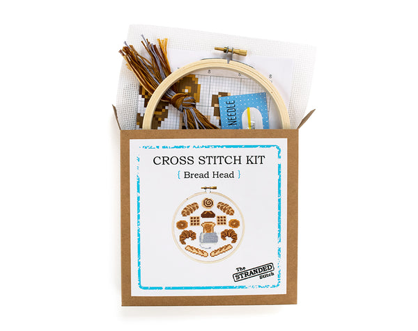 Bread Head Cross Stitch Kit