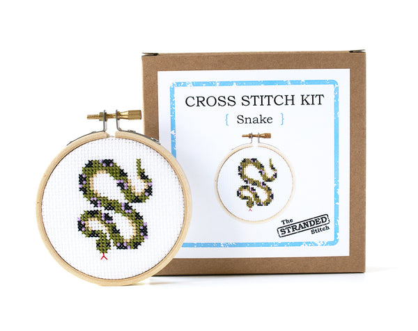 Snake Mini Cross Stitch Kit